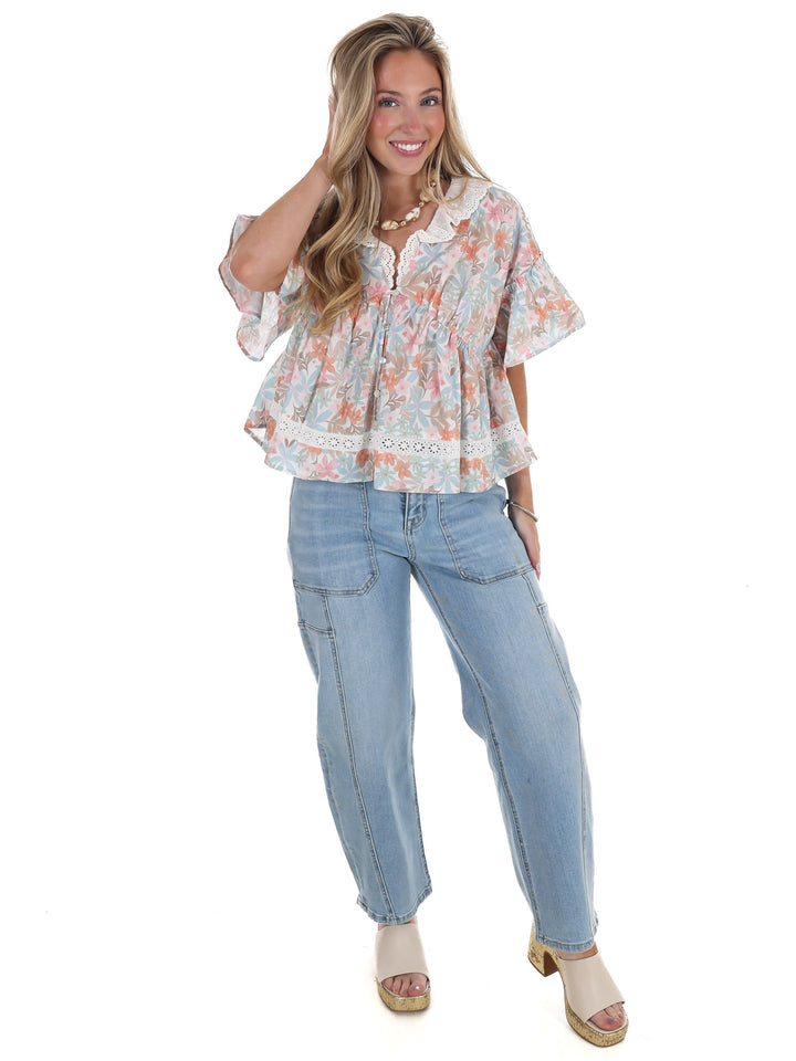 Freshly Bloomed Floral Top