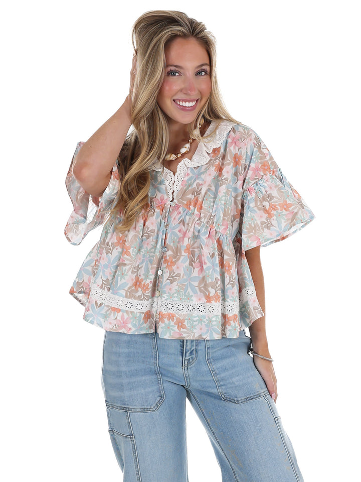Freshly Bloomed Floral Top