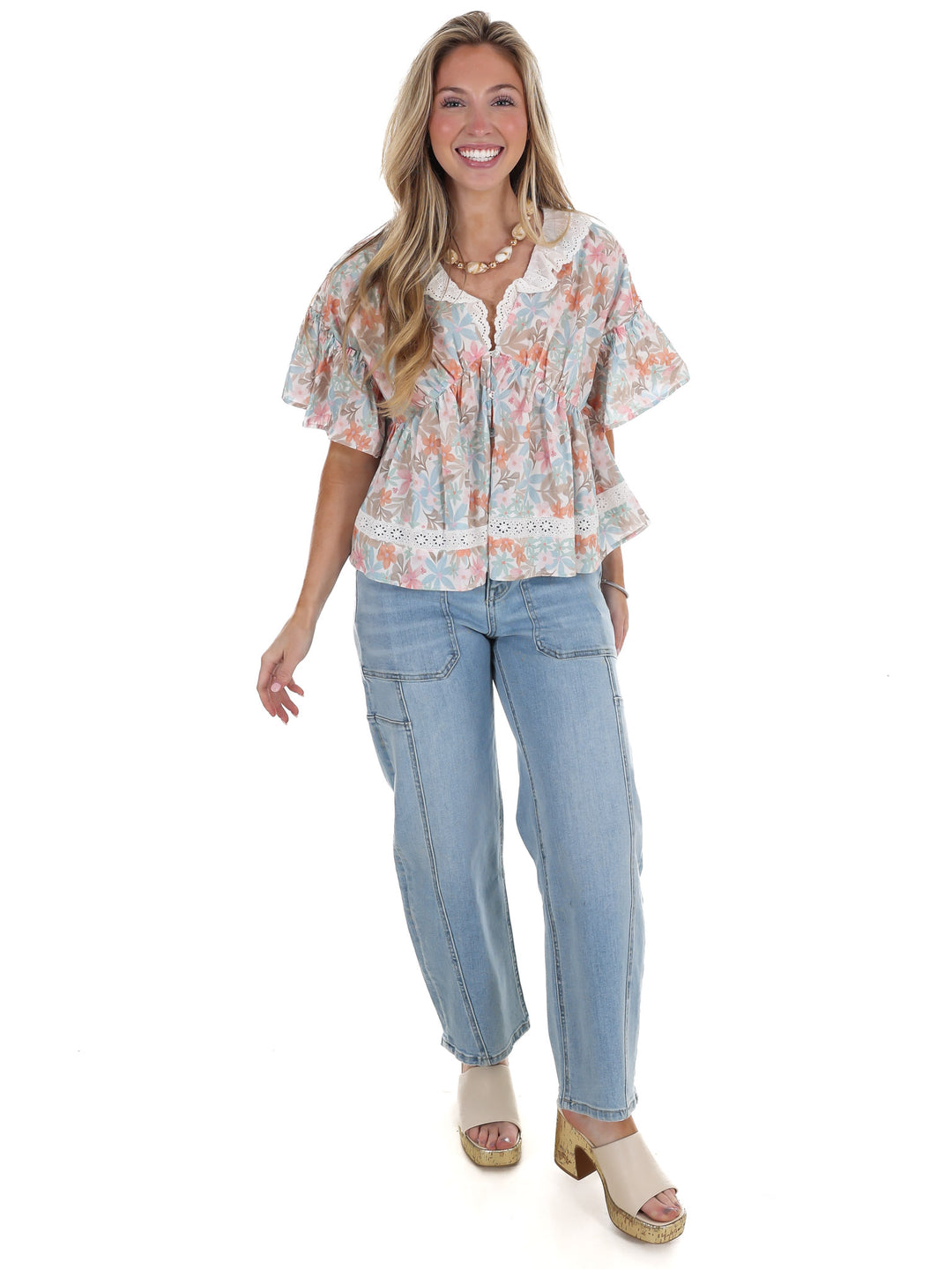 Freshly Bloomed Floral Top