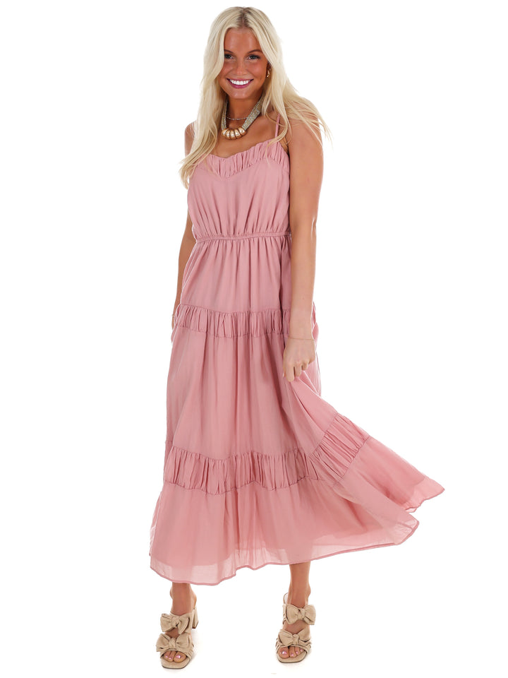 Breath Of Fresh Air Flowy Maxi Dress