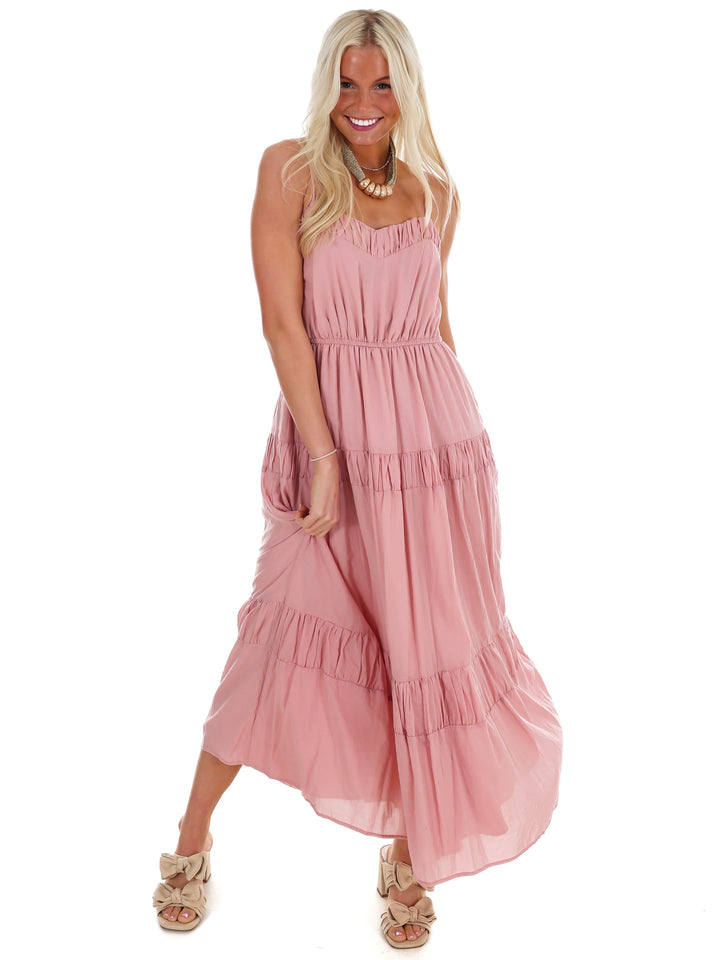 Breath Of Fresh Air Flowy Maxi Dress