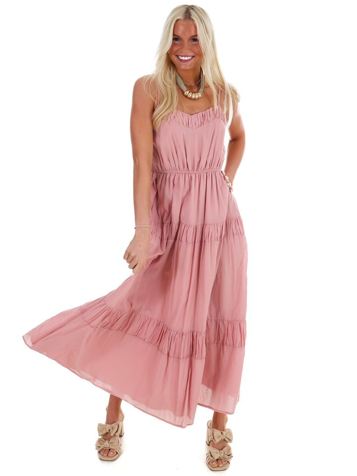 Breath Of Fresh Air Flowy Maxi Dress