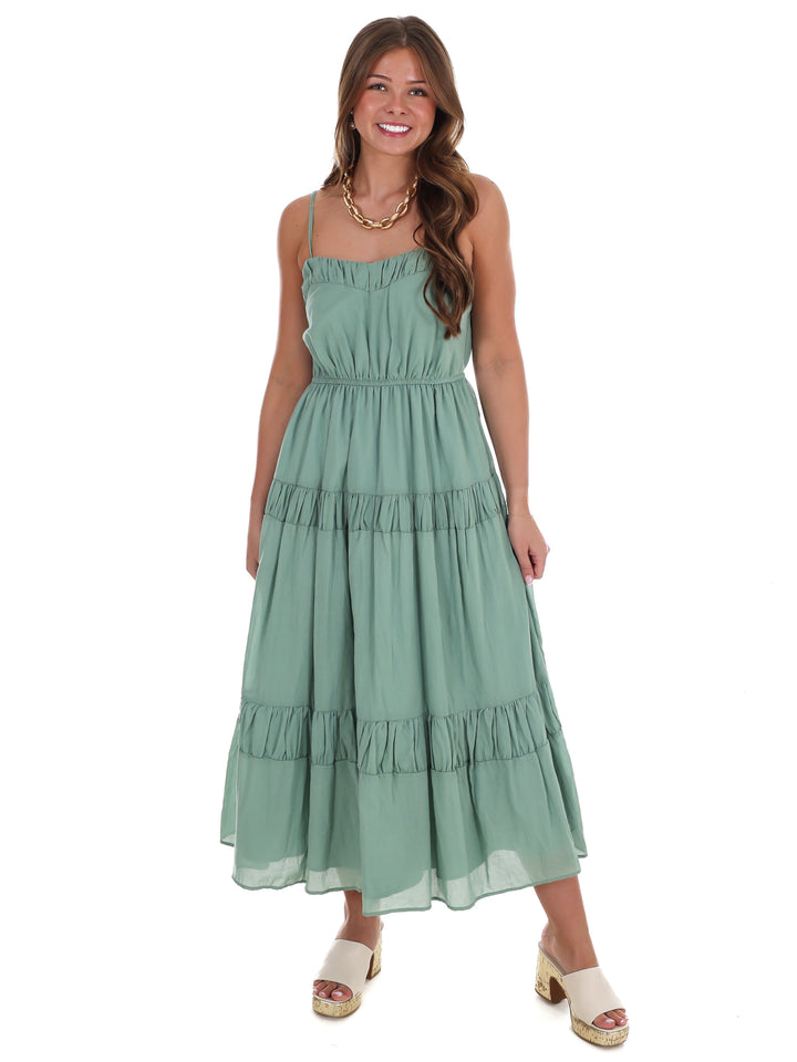 Breath Of Fresh Air Flowy Maxi Dress