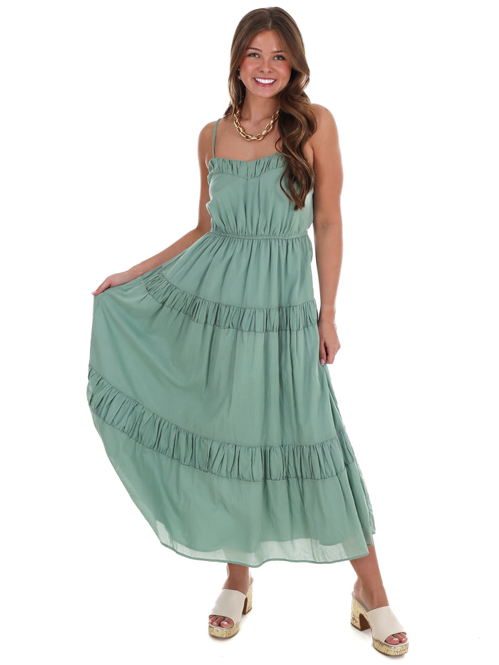 Breath Of Fresh Air Flowy Maxi Dress