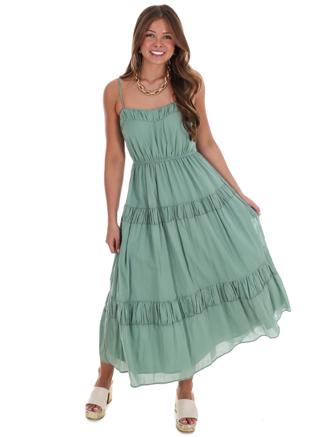 Breath Of Fresh Air Flowy Maxi Dress