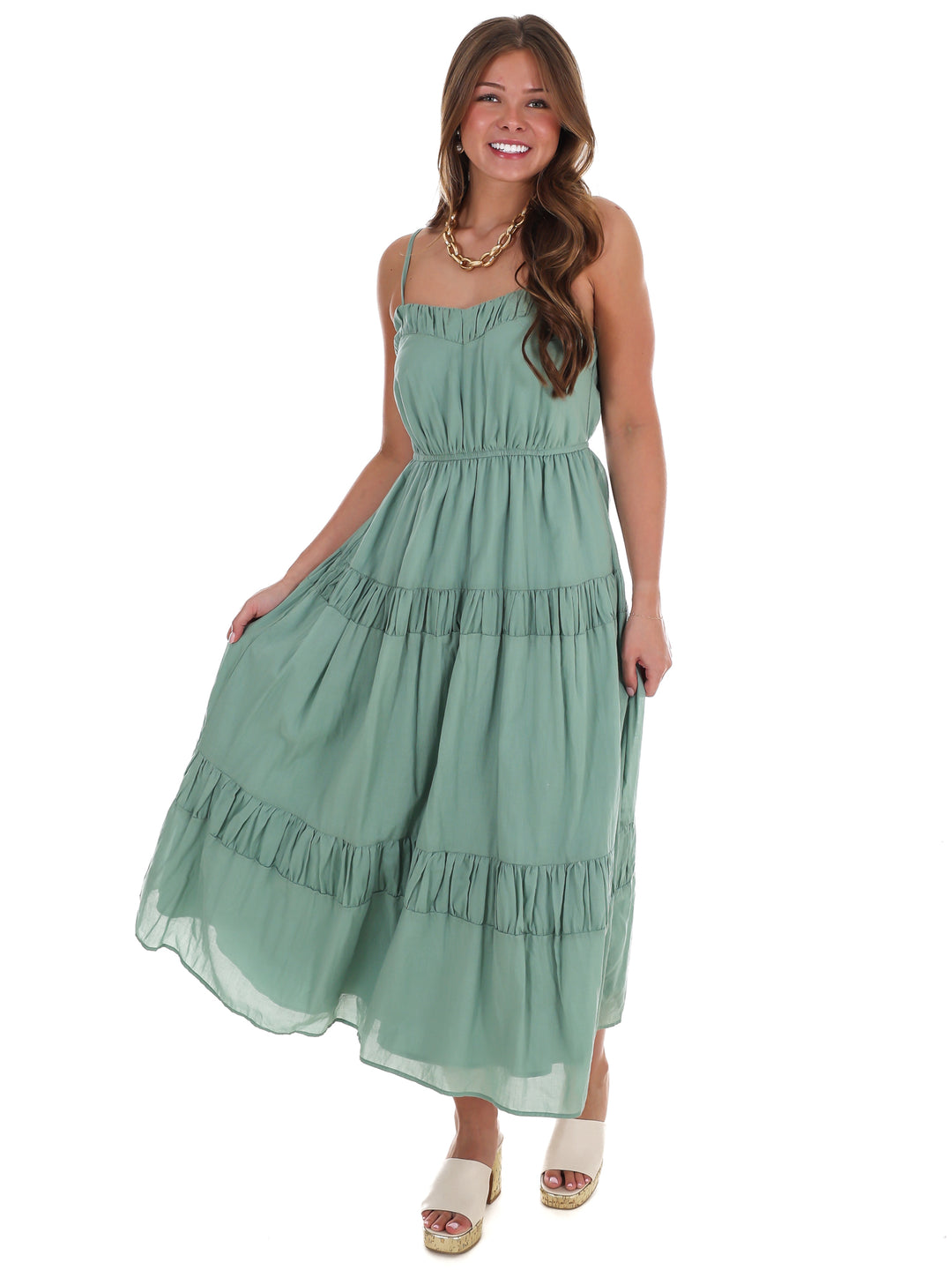 Breath Of Fresh Air Flowy Maxi Dress