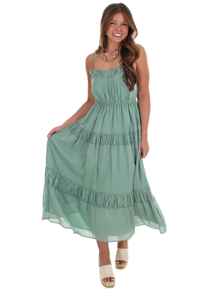 Breath Of Fresh Air Flowy Maxi Dress