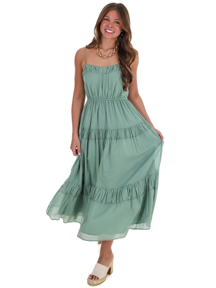 Breath Of Fresh Air Flowy Maxi Dress