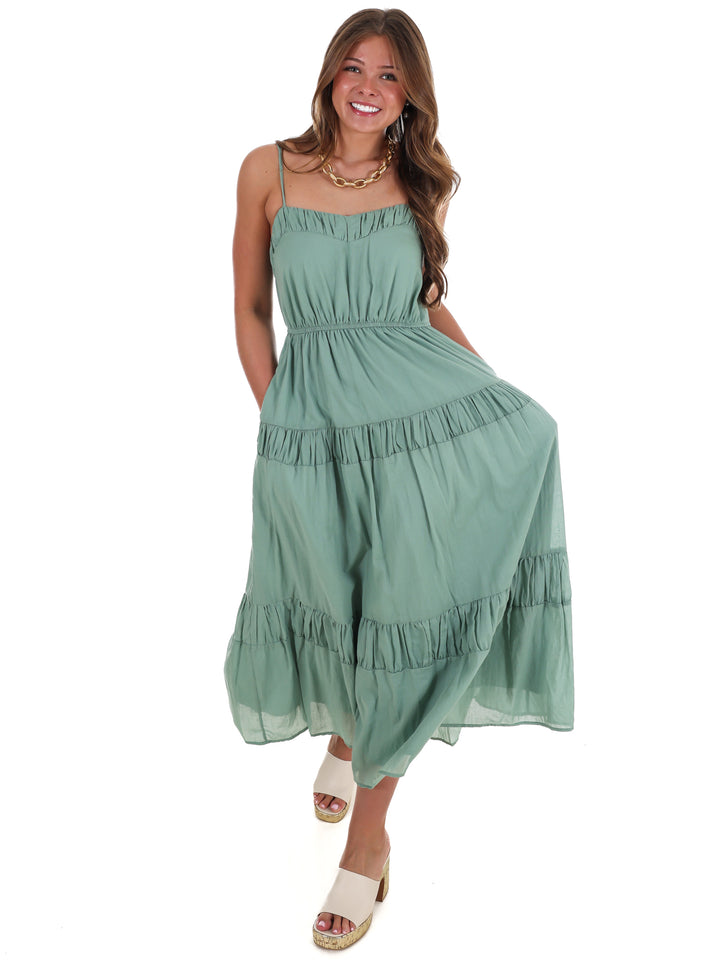 Breath Of Fresh Air Flowy Maxi Dress