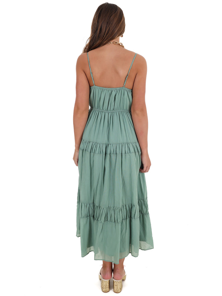 Breath Of Fresh Air Flowy Maxi Dress