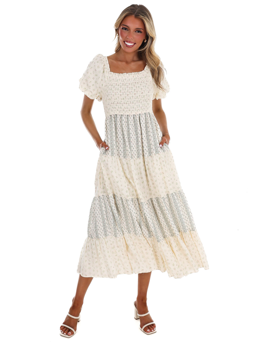 Fresh Pick Floral Midi Dress