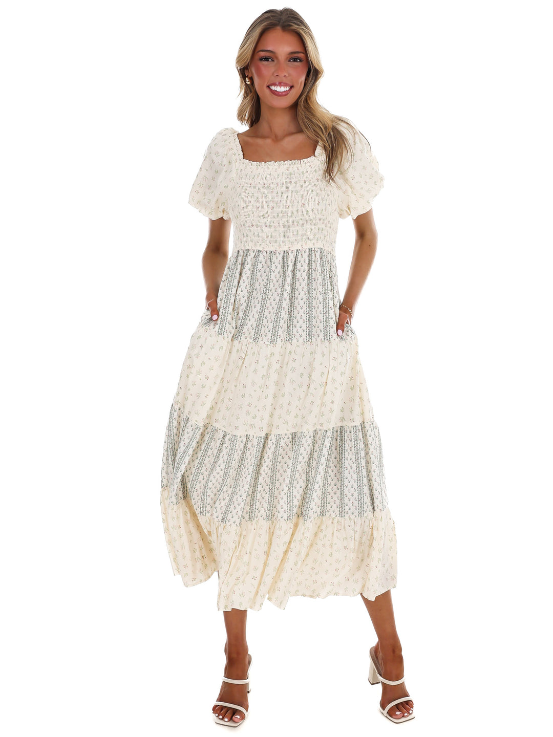 Fresh Pick Floral Midi Dress