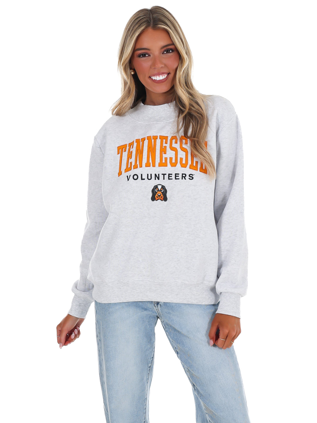 Tennessee Vols Smokey Halo Mock Neck Sweatshirt