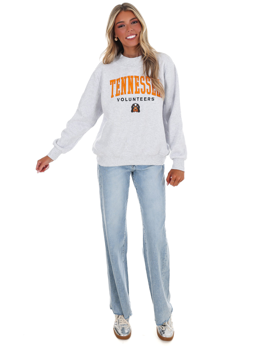Tennessee Vols Smokey Halo Mock Neck Sweatshirt