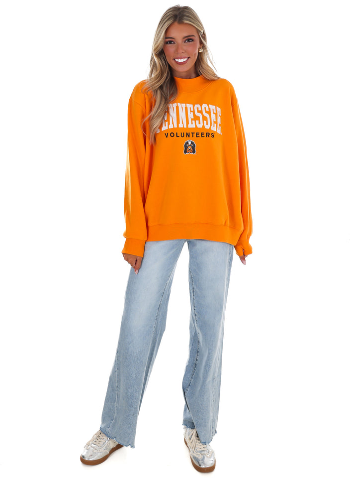 Tennessee Vols Smokey Halo Mock Neck Sweatshirt