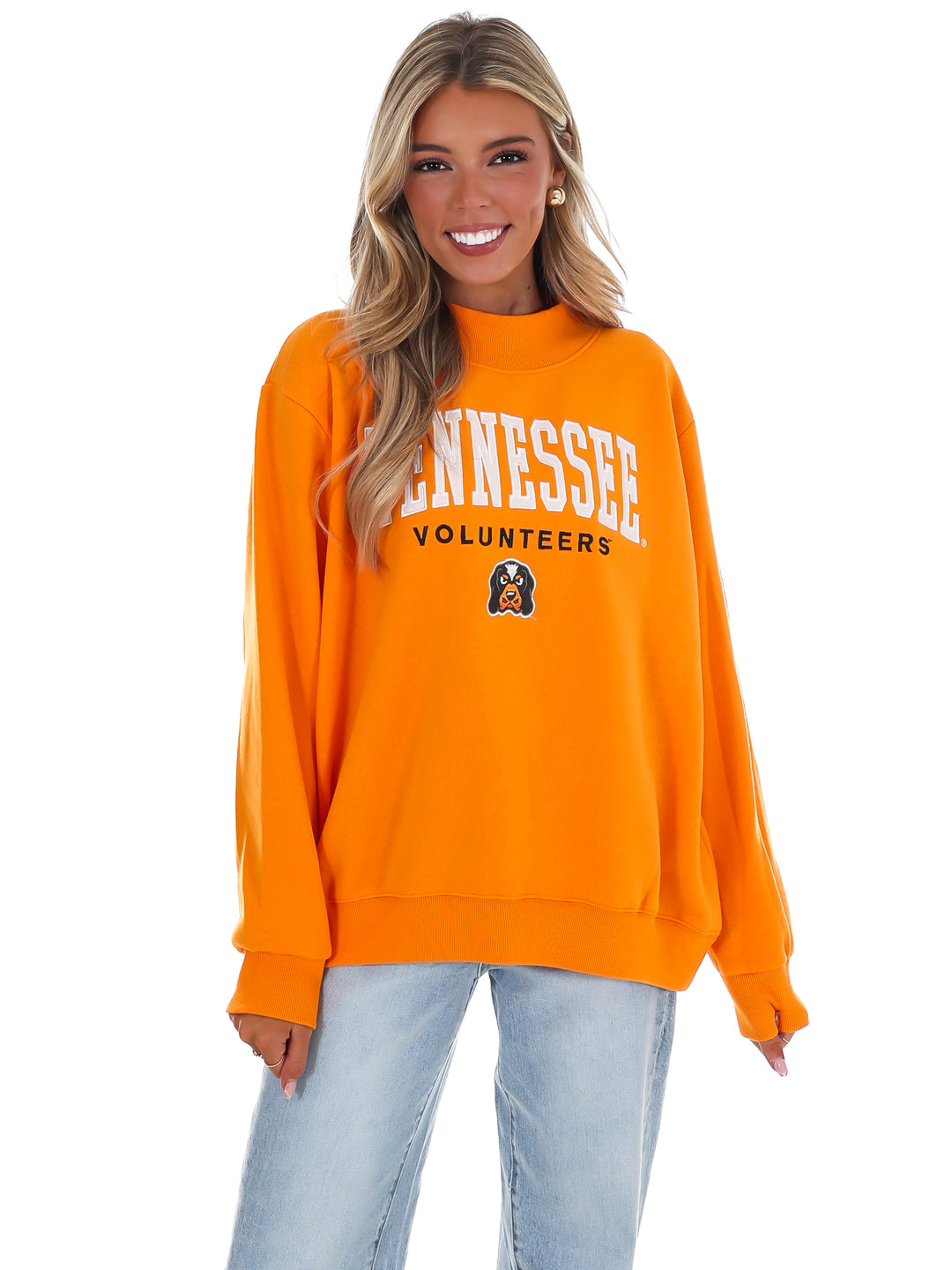 Tennessee Vols Smokey Halo Mock Neck Sweatshirt