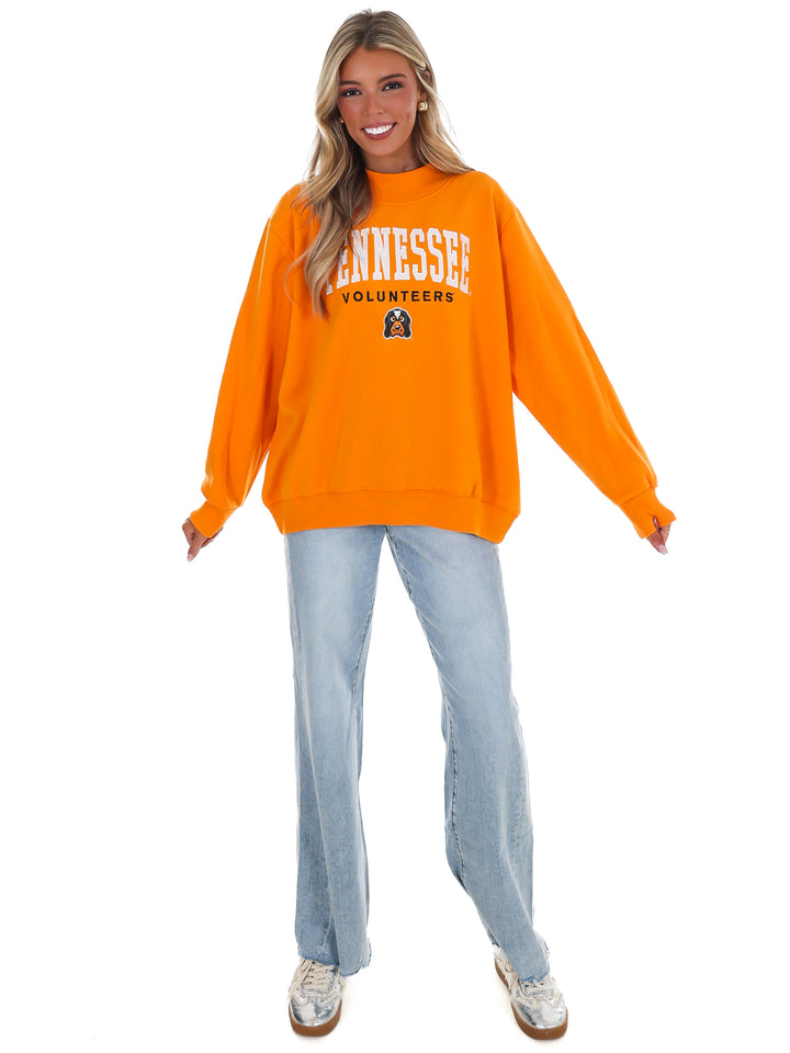 Tennessee Vols Smokey Halo Mock Neck Sweatshirt