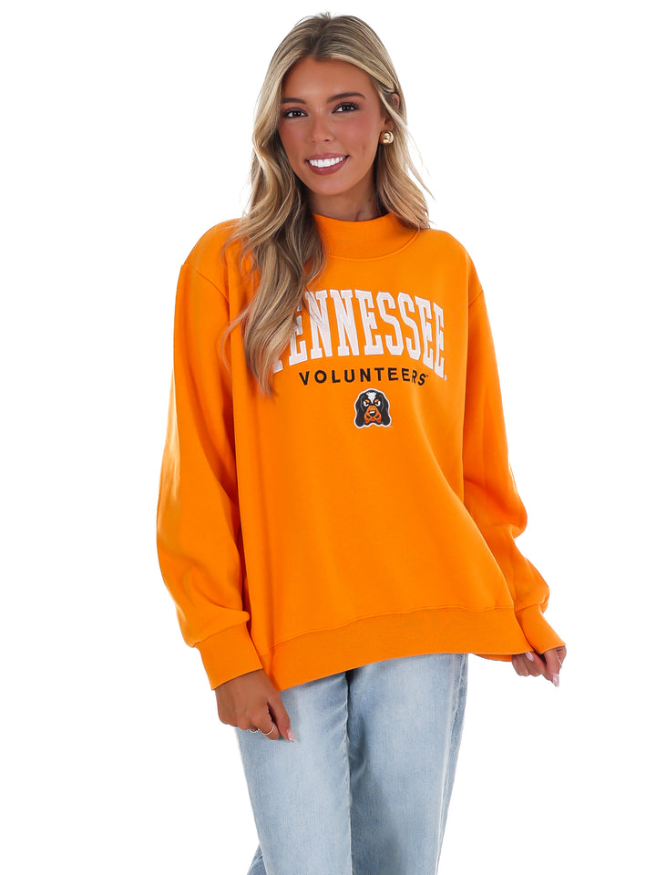 Tennessee Vols Smokey Halo Mock Neck Sweatshirt