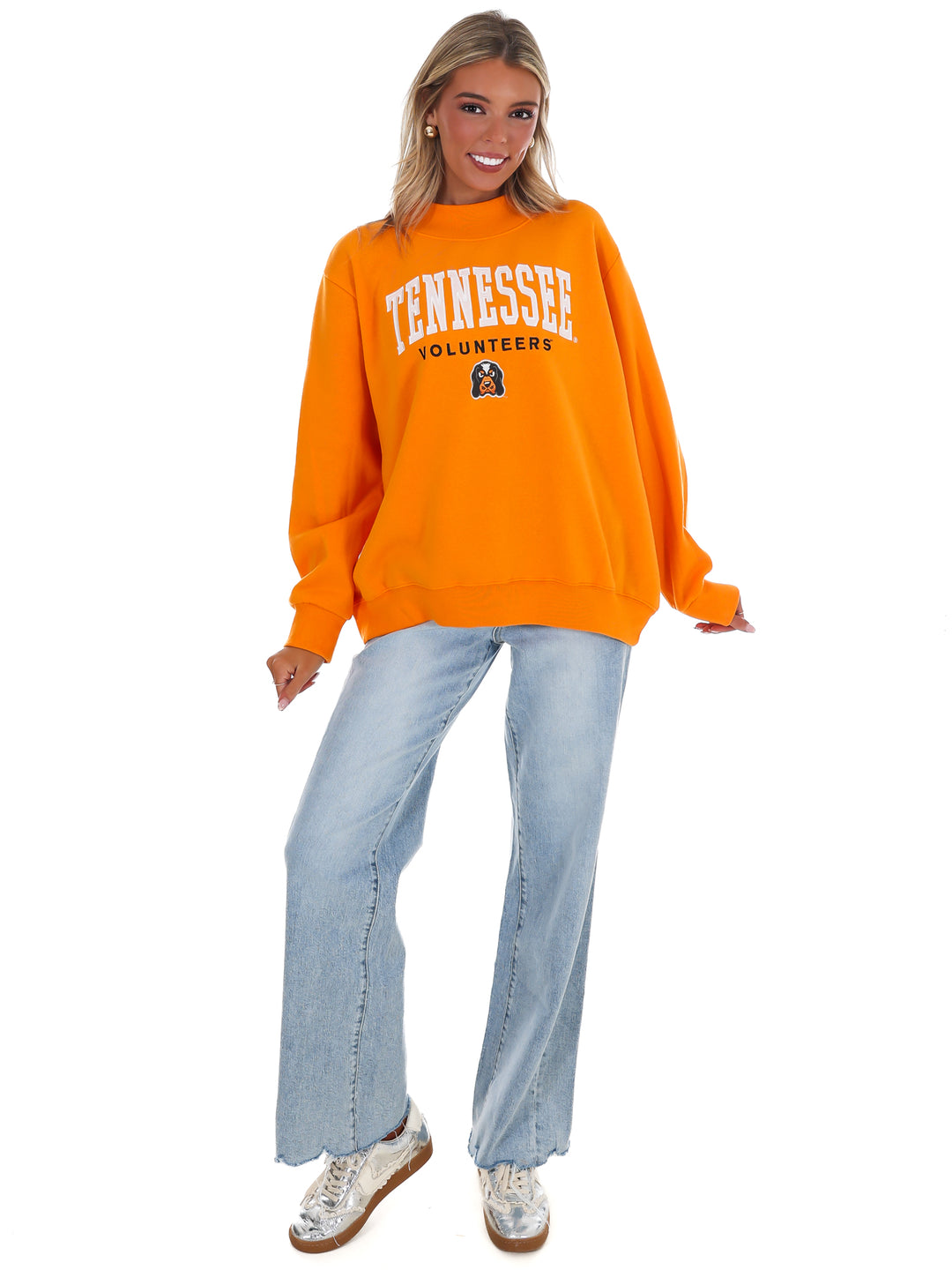 Tennessee Vols Smokey Halo Mock Neck Sweatshirt