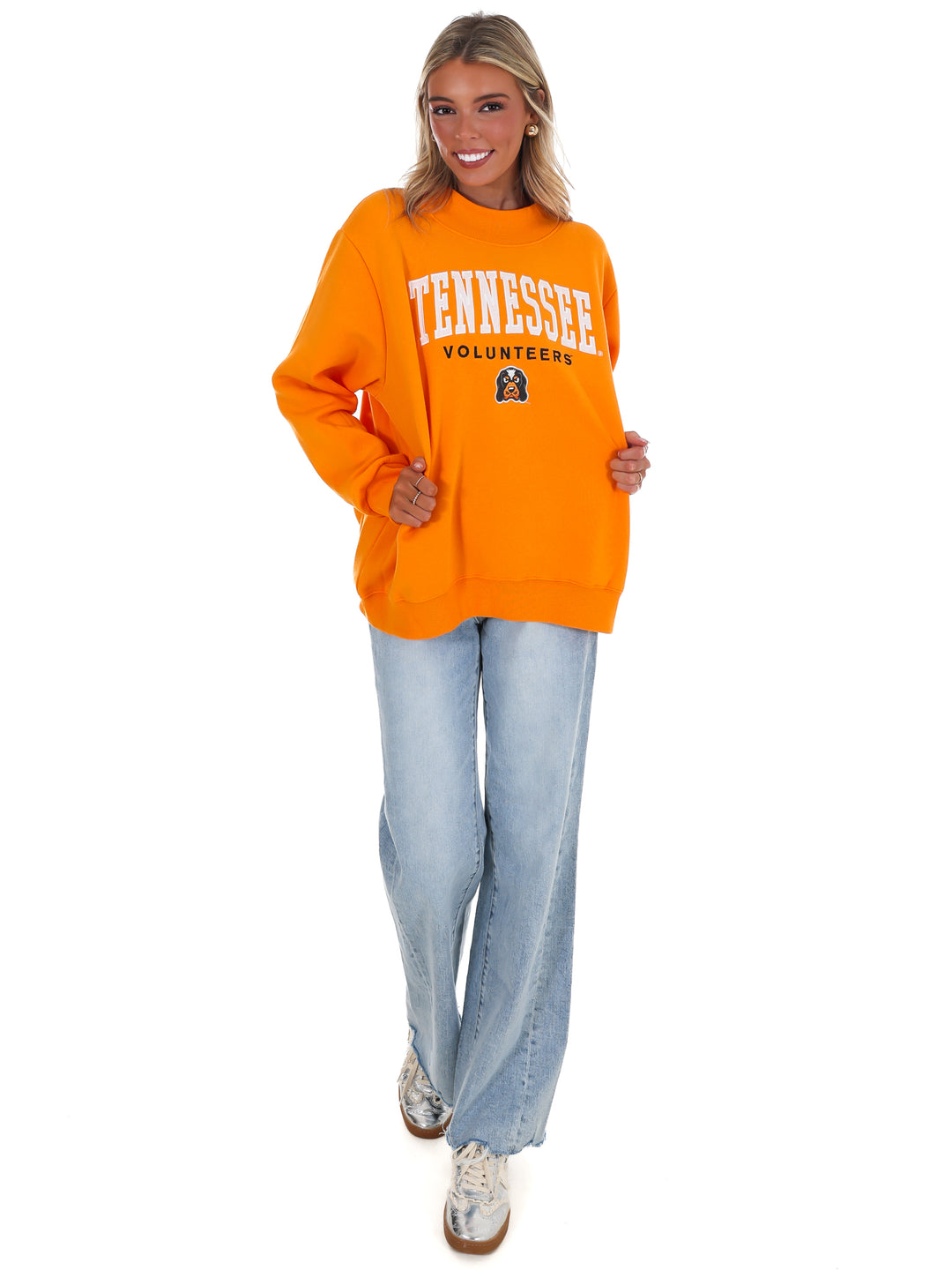 Tennessee Vols Smokey Halo Mock Neck Sweatshirt