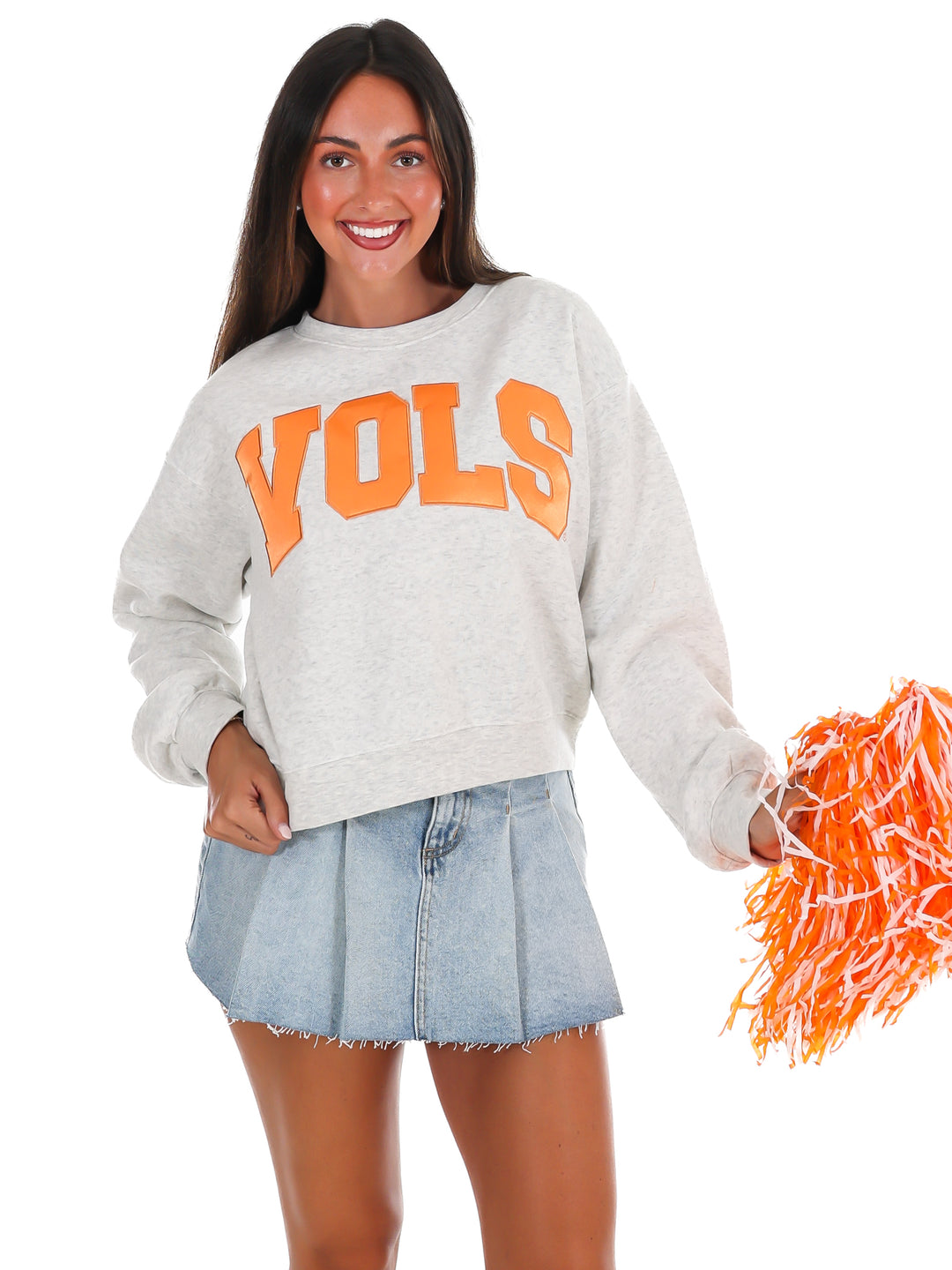 Vols Arch Waist Length Crewneck Pullover
