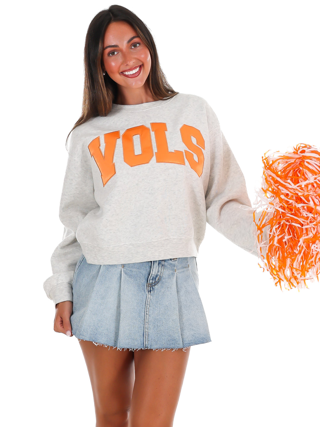 Vols Arch Waist Length Crewneck Pullover