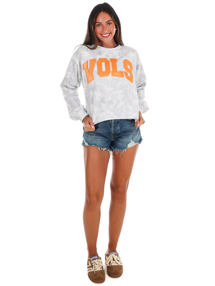 Vols Arch Waist Length Crewneck Pullover