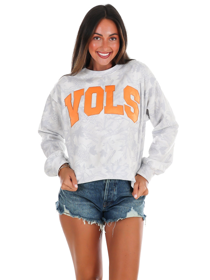 Vols Arch Waist Length Crewneck Pullover