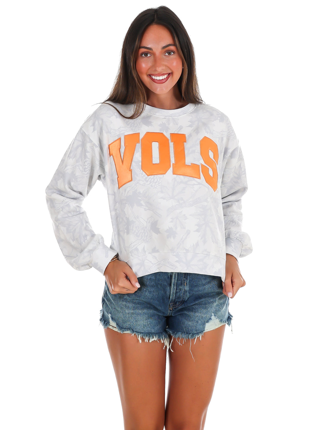 Vols Arch Waist Length Crewneck Pullover