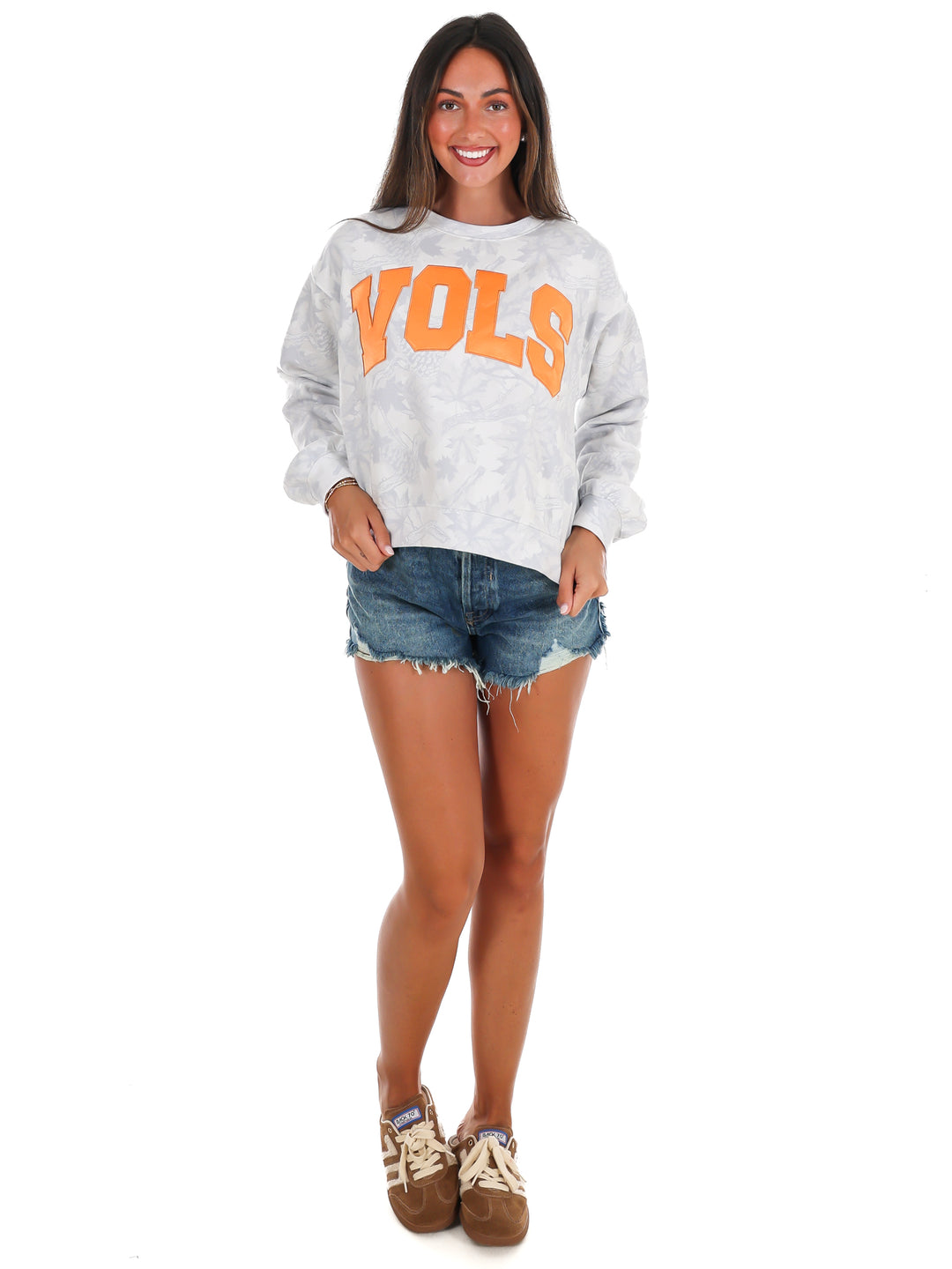 Vols Arch Waist Length Crewneck Pullover
