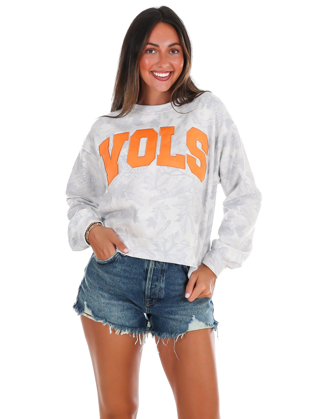 Vols Arch Waist Length Crewneck Pullover