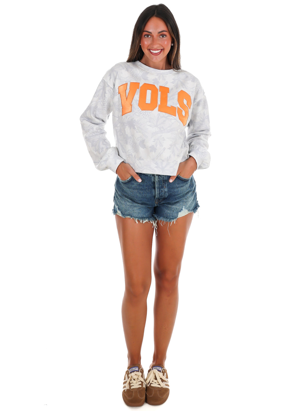 Vols Arch Waist Length Crewneck Pullover