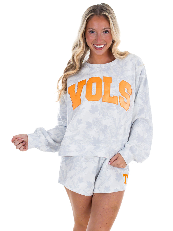 Vols Arch Waist Length Crewneck Pullover