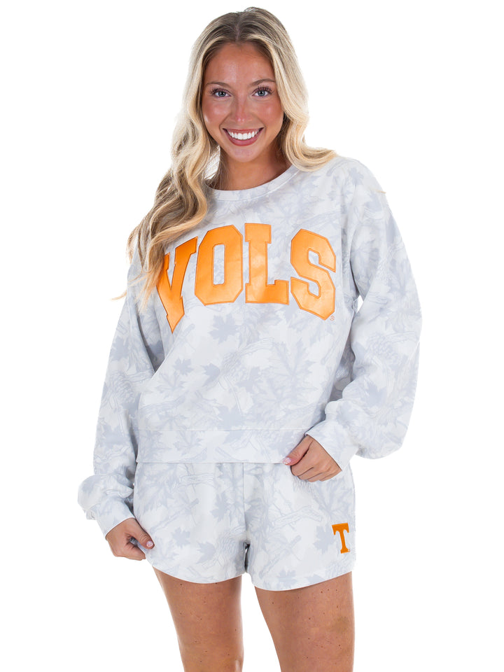Vols Arch Waist Length Crewneck Pullover