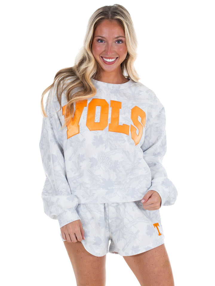 Vols Arch Waist Length Crewneck Pullover