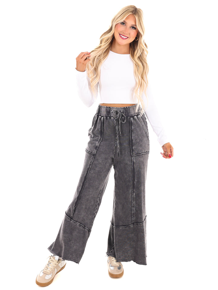 Cozy Horizon Wide Leg Pants