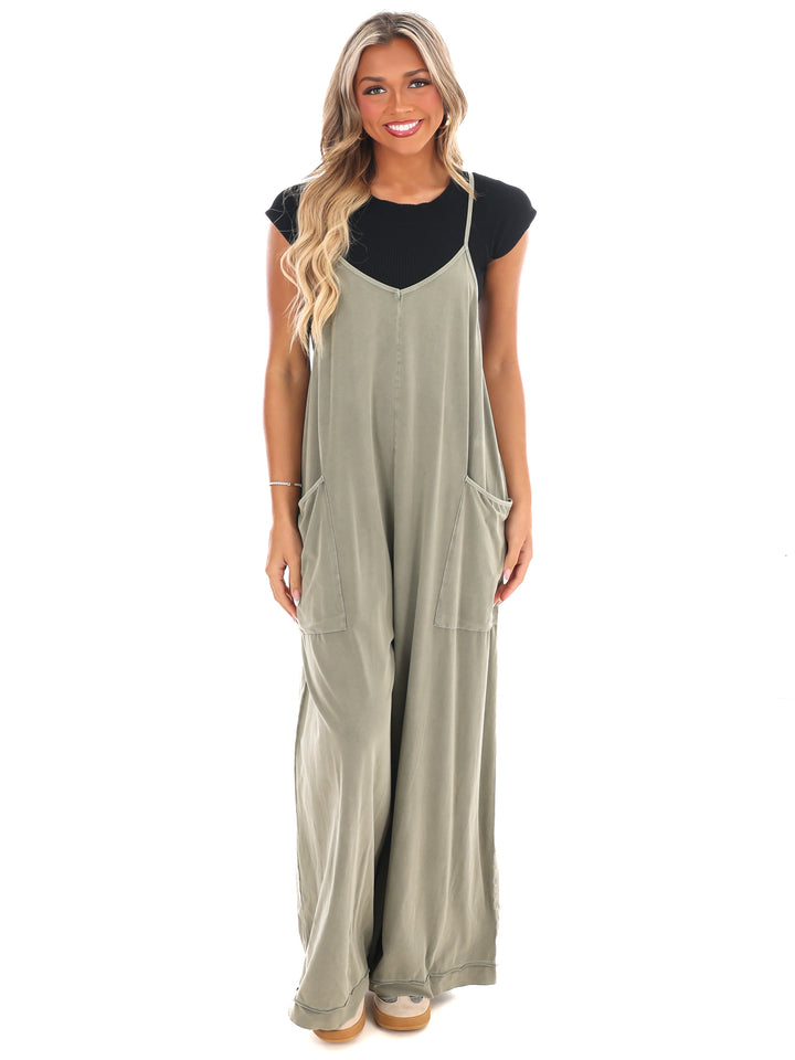 Someone to Love Wide Leg Jumpsuit