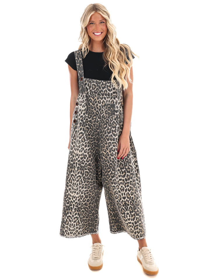 On the Hunt Leopard Overalls
