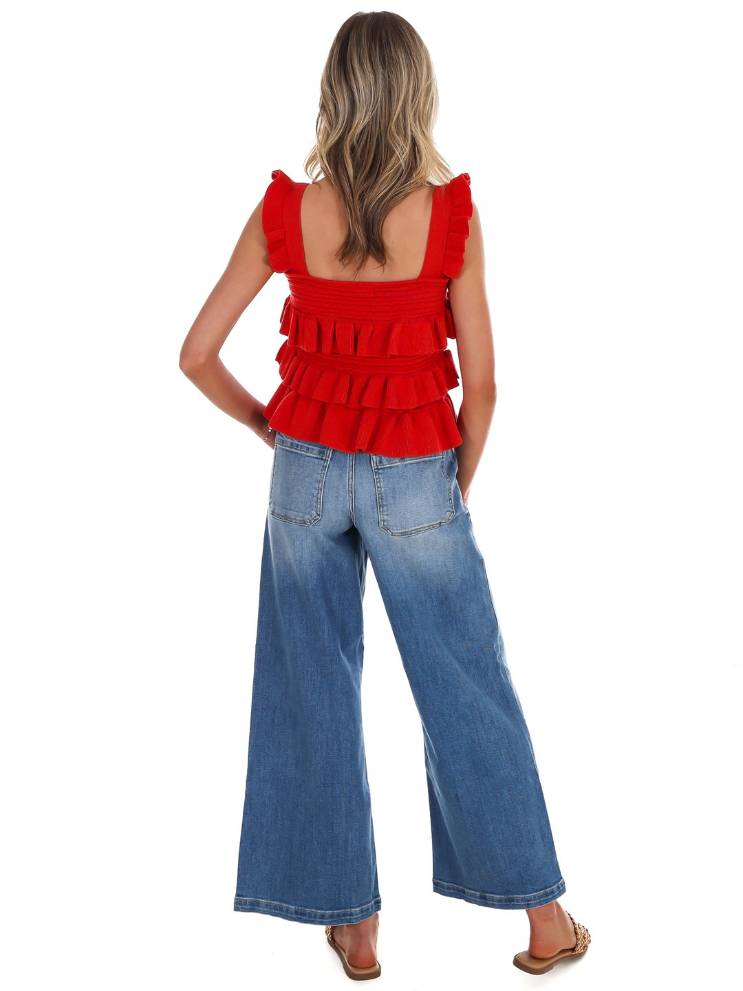 Flirt Factor Ruffle Tank