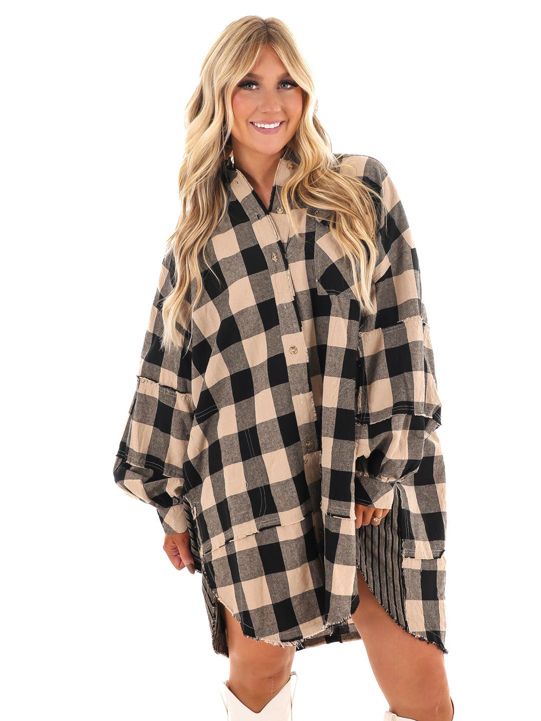 Plaid Days Tunic Dress