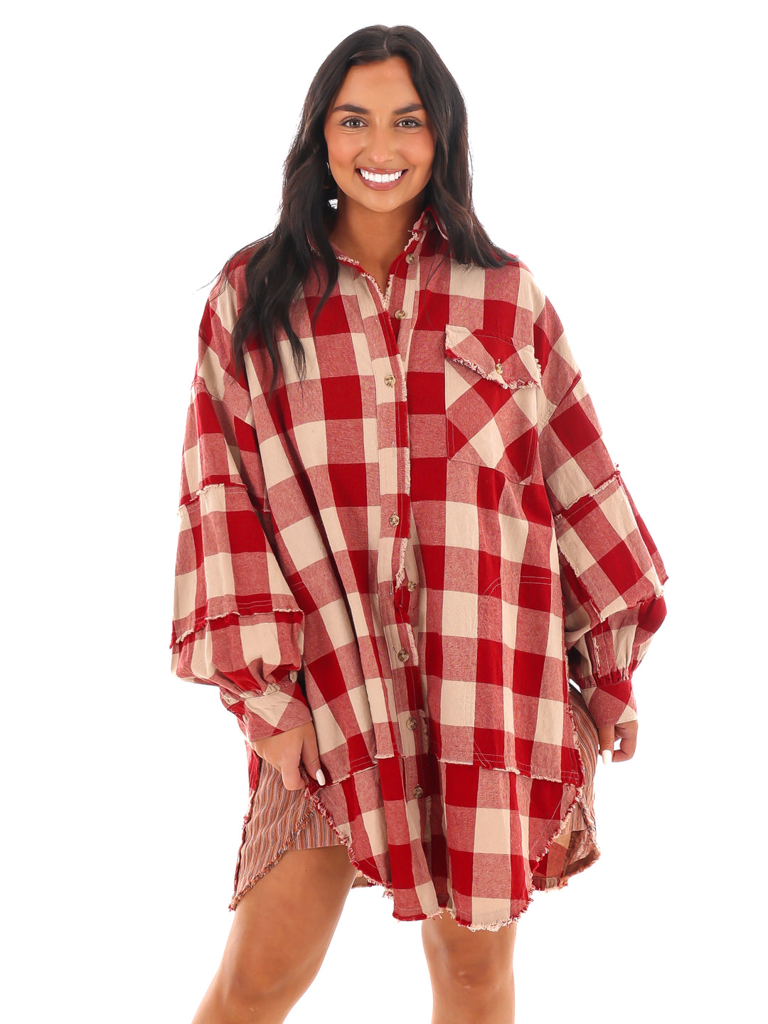 Plaid Days Tunic Dress