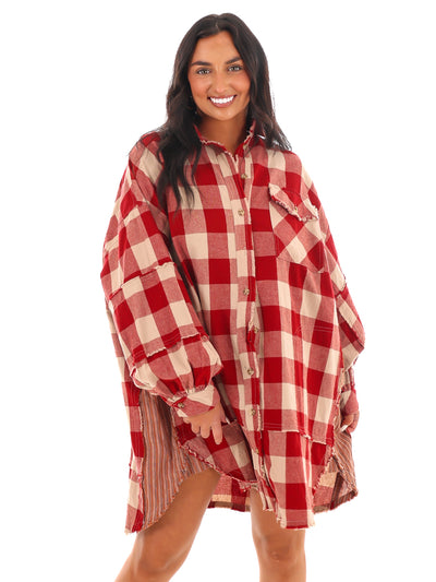 Plaid Days Tunic Dress