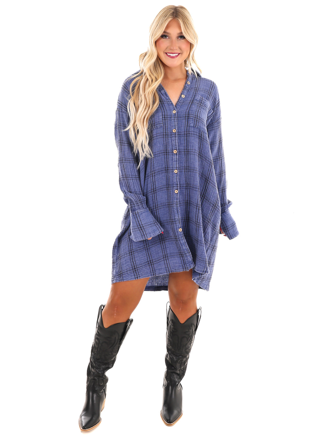 What's The Latest Plaid Shirt Dress