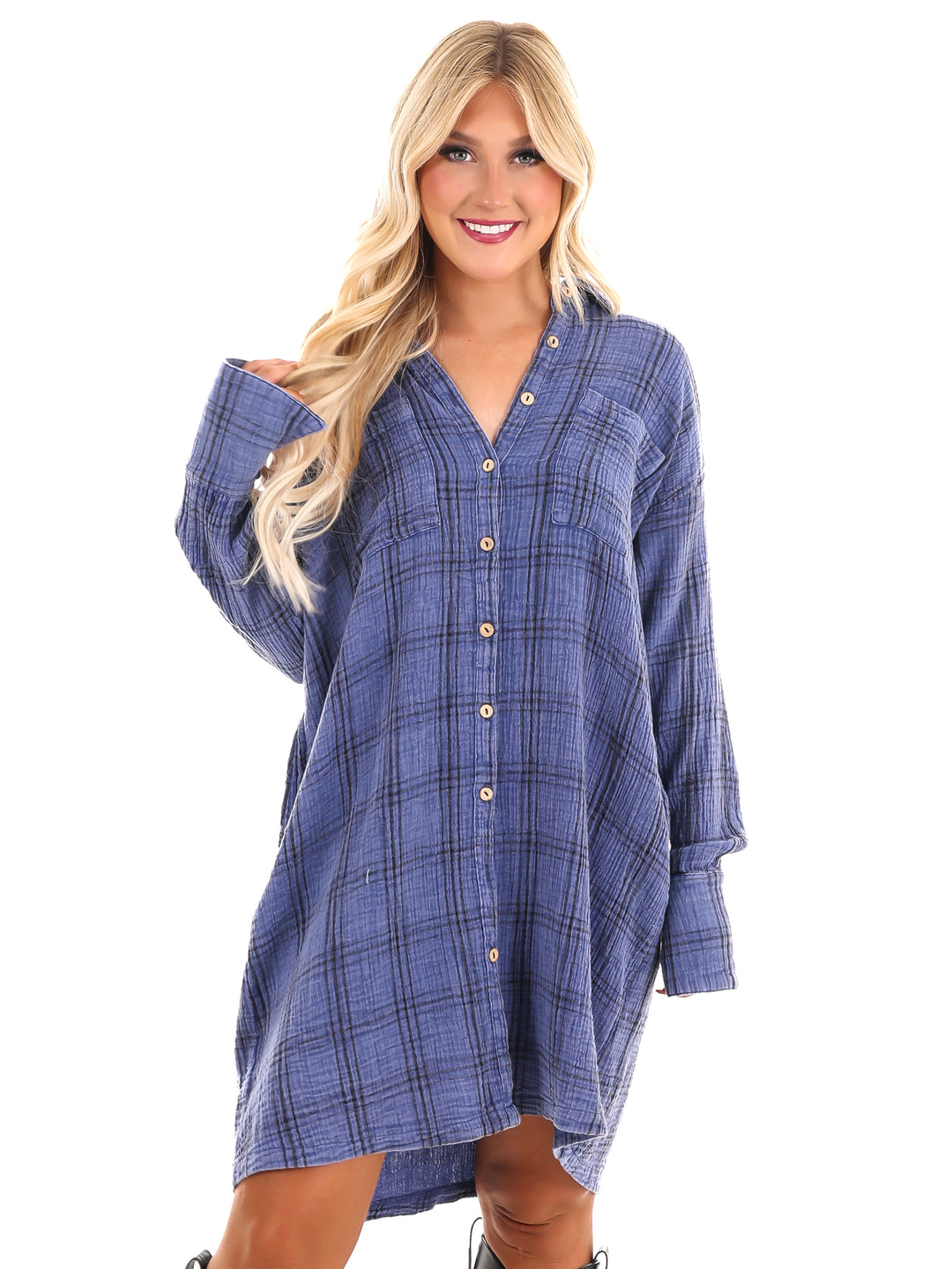 What's The Latest Plaid Shirt Dress