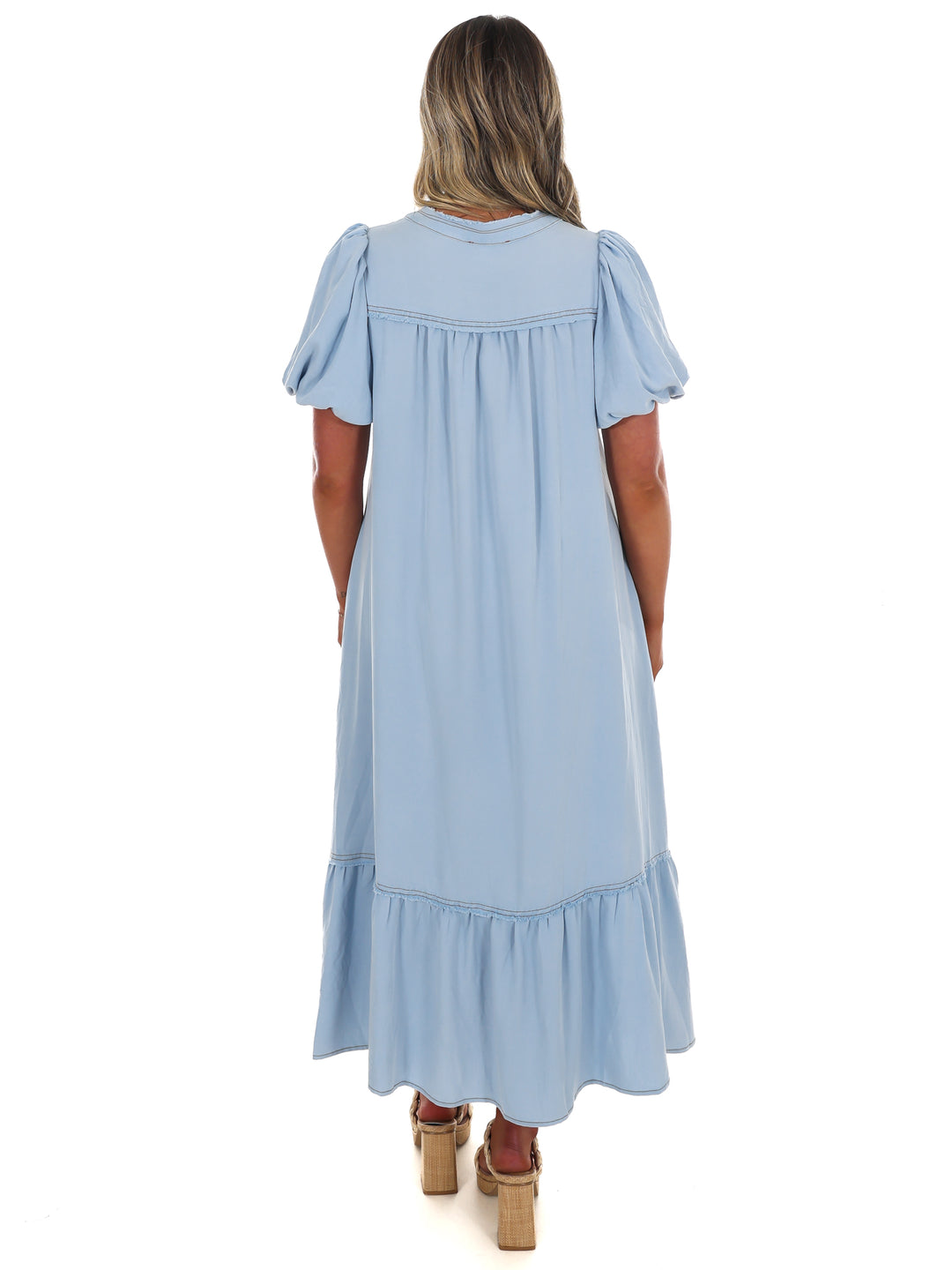 Flow & Go Button Down Maxi Dress