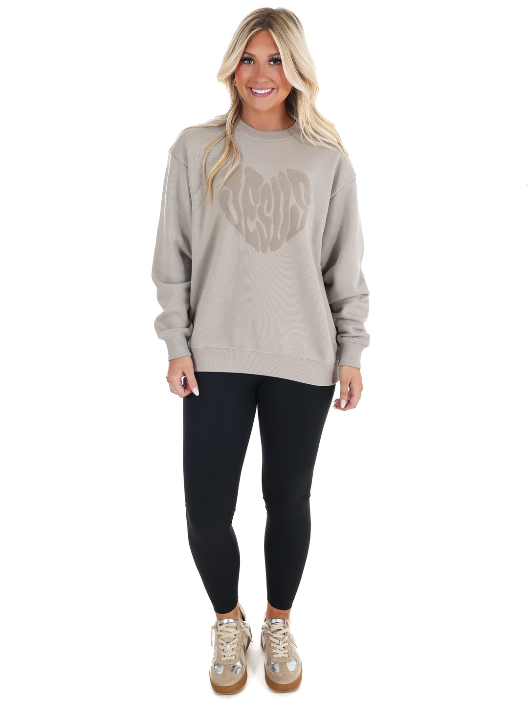 Heart Jesus Crewneck Sweatshirt
