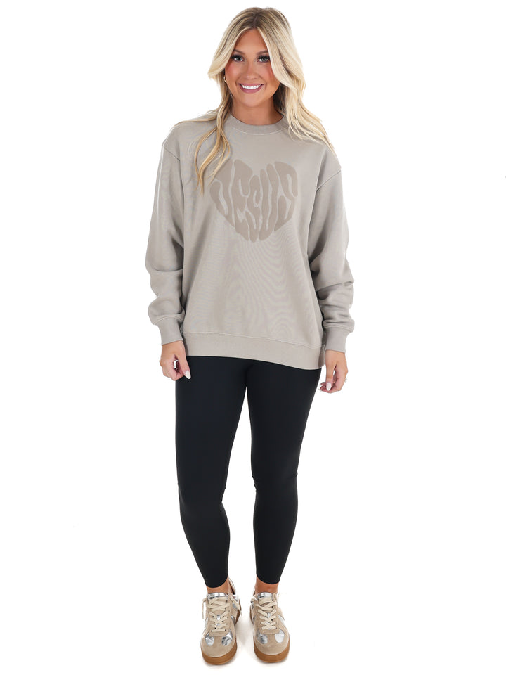 Heart Jesus Crewneck Sweatshirt