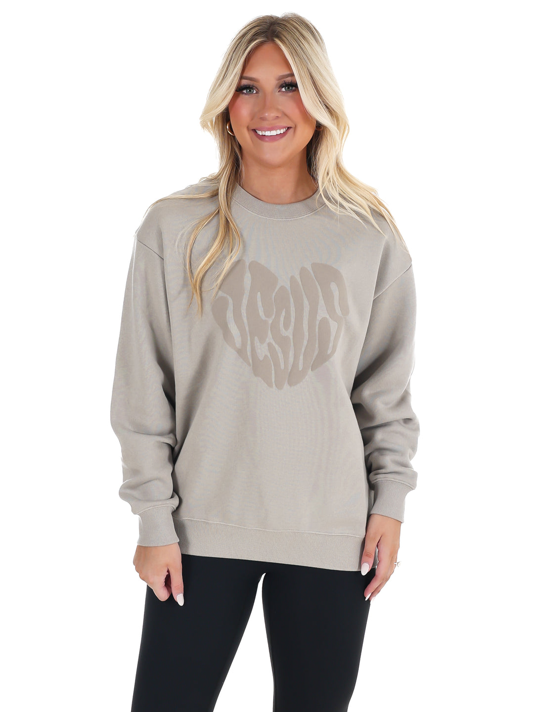 Heart Jesus Crewneck Sweatshirt