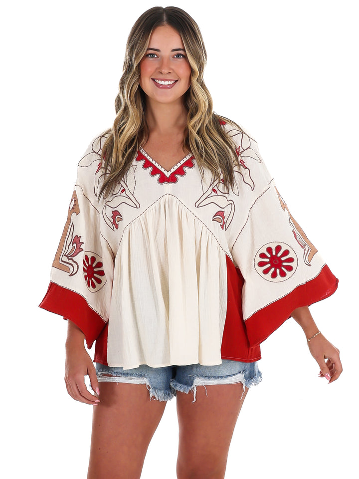 Special Day Embroidery Top