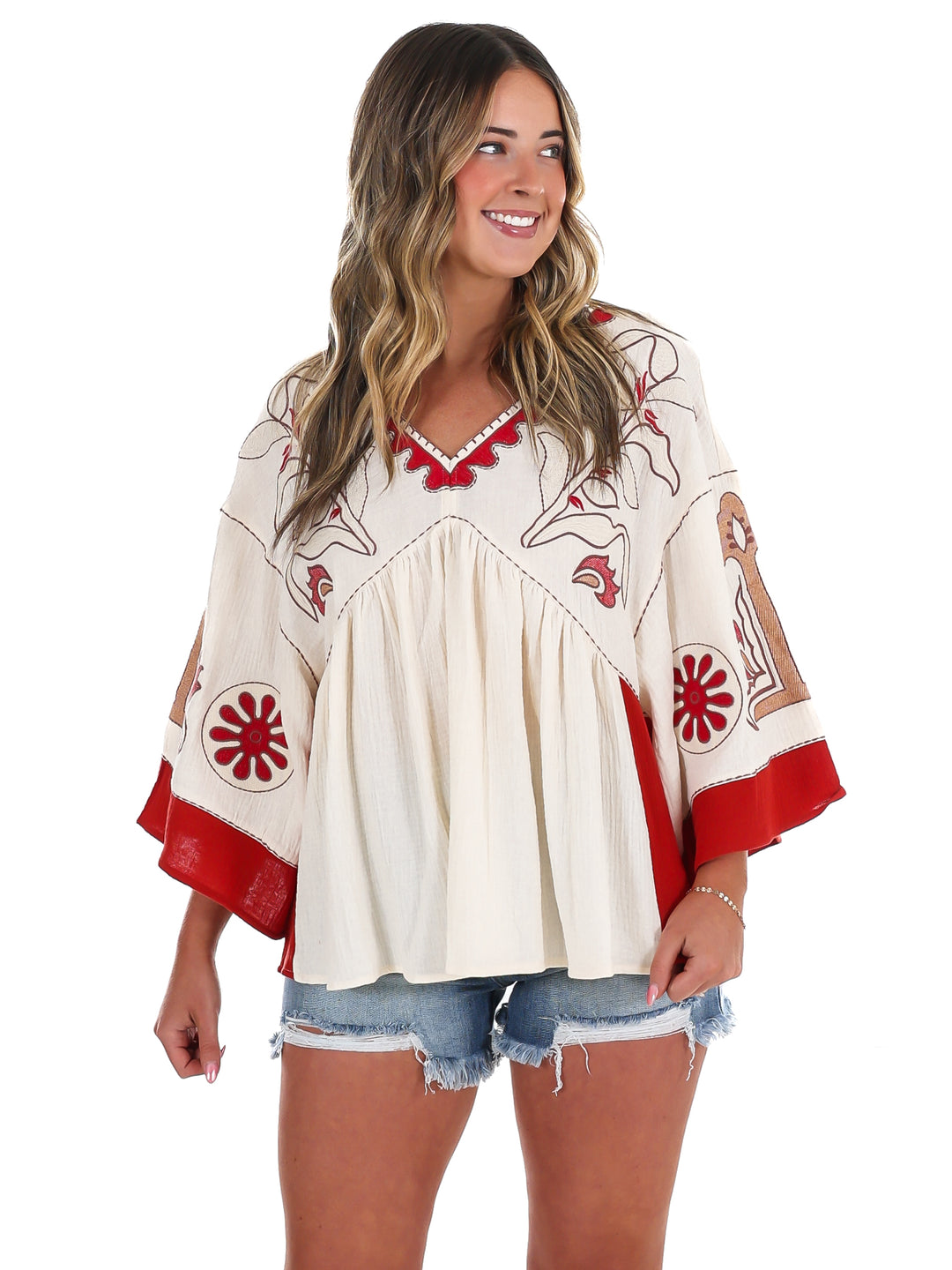 Special Day Embroidery Top